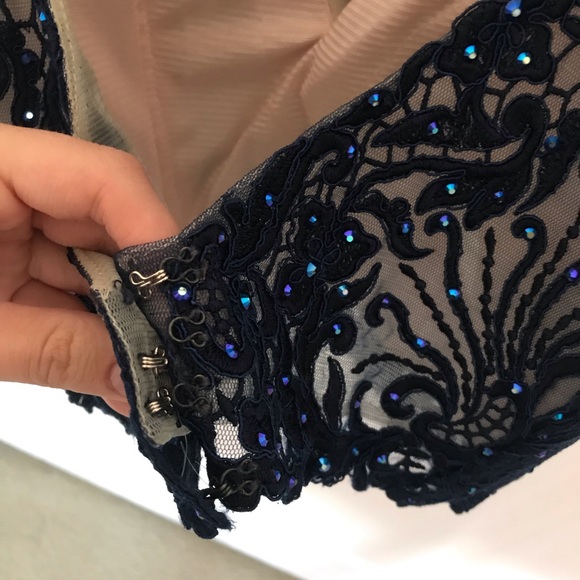 Navy Prom Dress - Picture 8 of 8